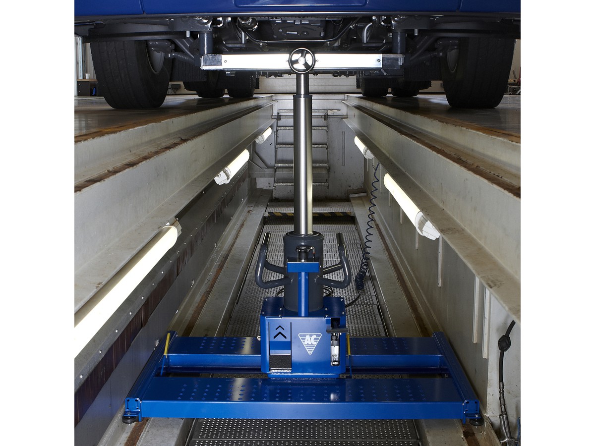 Lufthydraulischer Grubenheber - AC GGD150S, Kapazität 15'000 kg