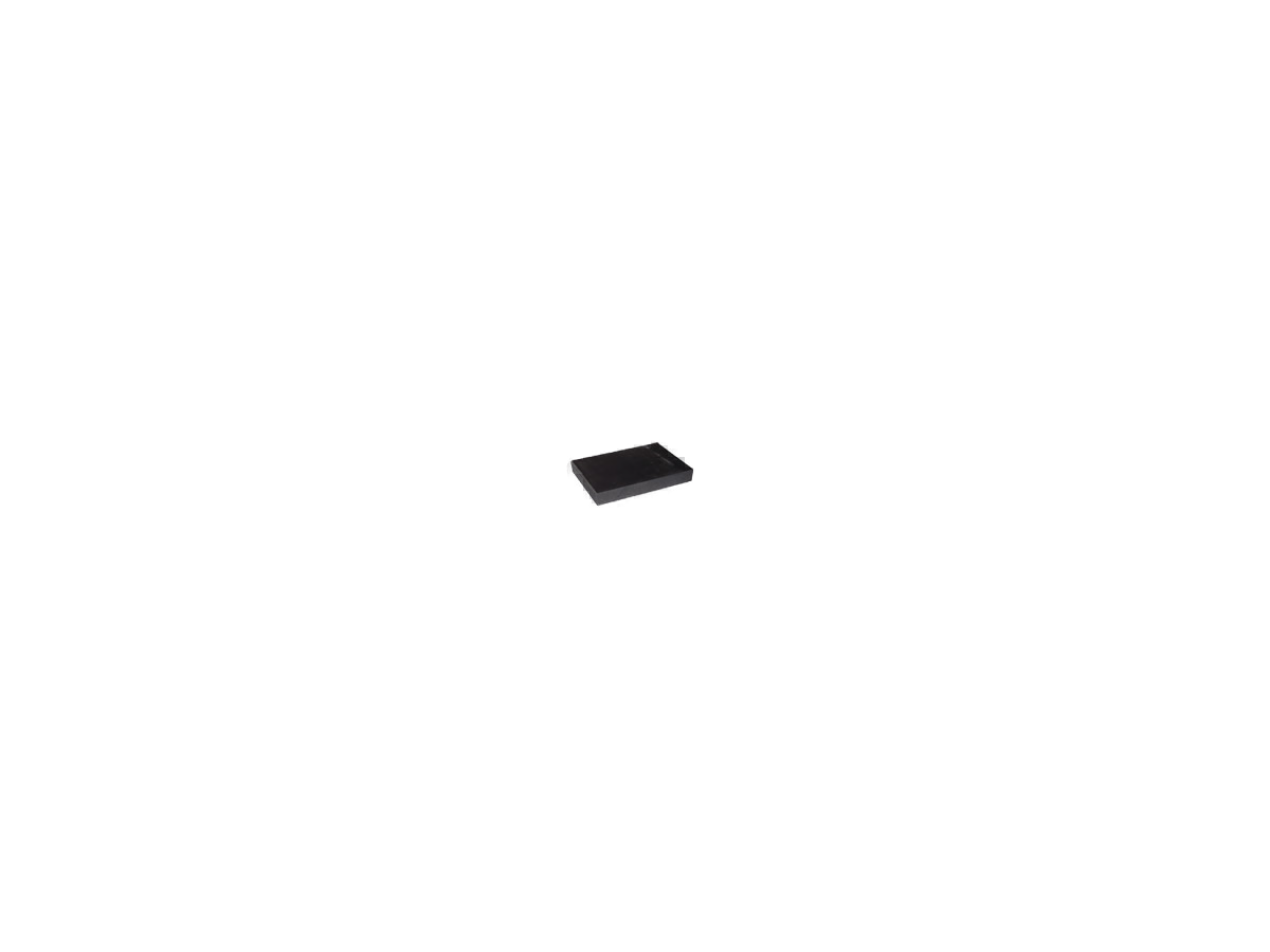 Gummiplatten flach - 150 x 100 x 20 mm, 4 Stück