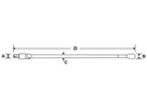 Schlag-Verlängerung Quick-Release 3/8" 24"=610mm