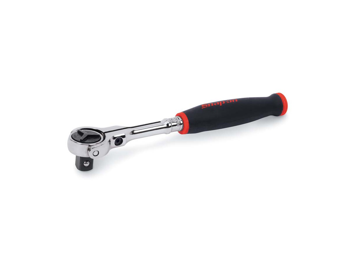 Gelenkratsche 3/8" Rundkopf, mit Soft-Griff
