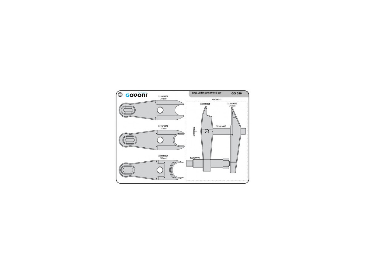 Kit extracteur de rotule GOVONI