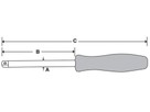 Clé à douille 1/4" - 6