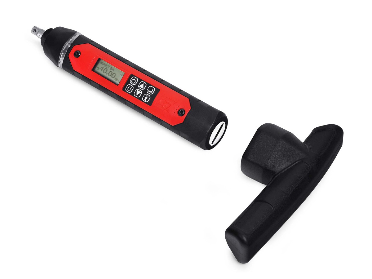 Drehmomentschlüssel TechAngle® metrisch elektrisch  1/4" Antrieb 0,45-9 nm