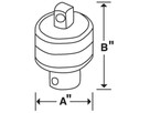 Adaptateur à cliquet Snap-on 1/4"