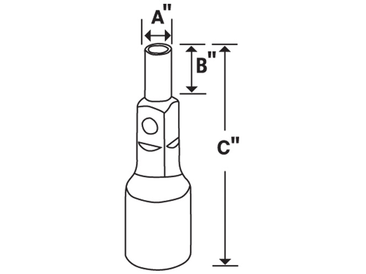 Adaptateur magnétique 1/4"