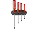 PB Classic Schraubenzieher, Set mit Wandhalter (Philips 0-3)