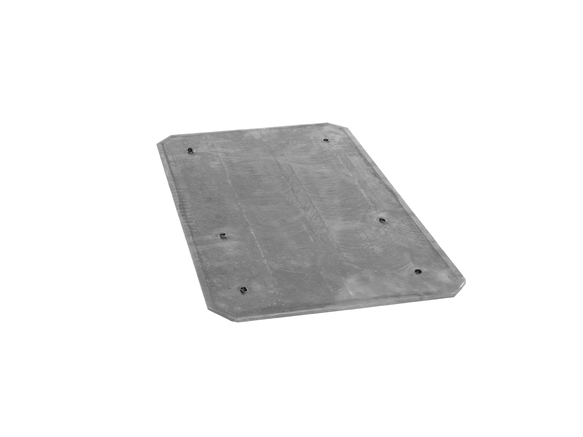 Gummiplatten mit Stahlplatte - passend für SLIFT / IME