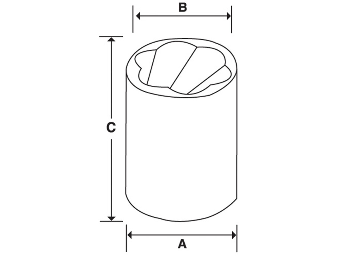 Douille "Turbo" 13mm