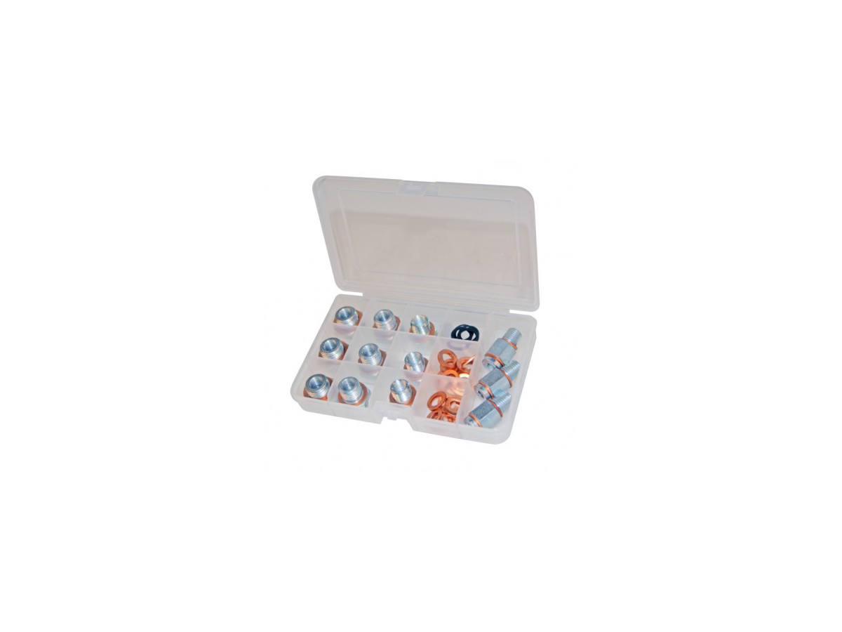 Assortiment d'inserts de réparation pour vis de vidange d'huile GOVONI