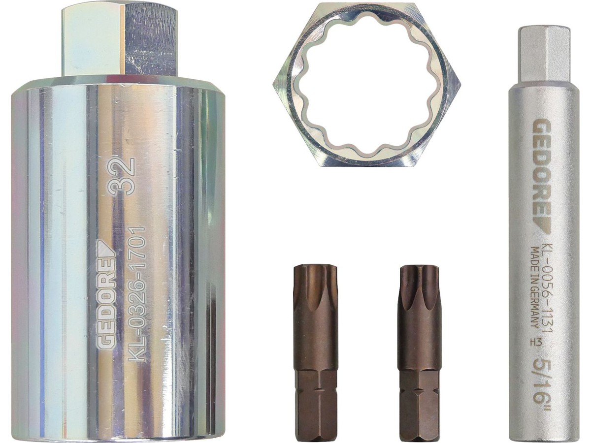 Jeu d'outils pour desserrer les articulations de suspension, 5 pièces GEDORE KLANN EXPERIENCE