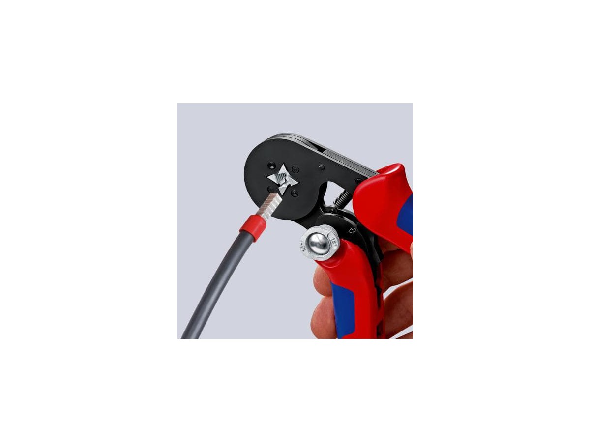 KNIPEX Pince à sertir à ajustage automat - 0.08 - 10 + 16 mm