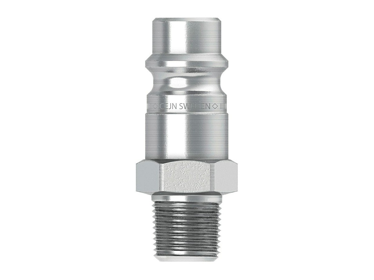 Stecknippel 7.4 mm CEJN - mit Aussengewinde R 1/4" - Eurostandard