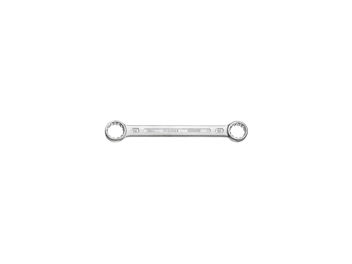 Clé polygonale double GEDORE droite profil UD 6x7