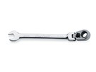 Clé à cliquet à tête flexible pour boîtes/extrémités ouvertes métrique standard 15° (Blue-Point®) 12 points 9 mm