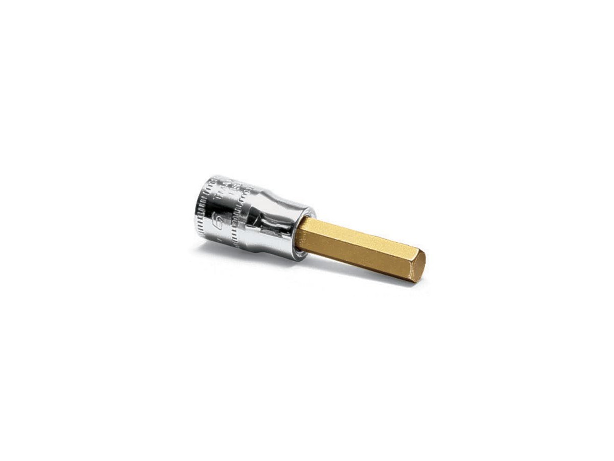 Innensechskant-Steckschlüssel Standard metrisch 1/4" 6 mm