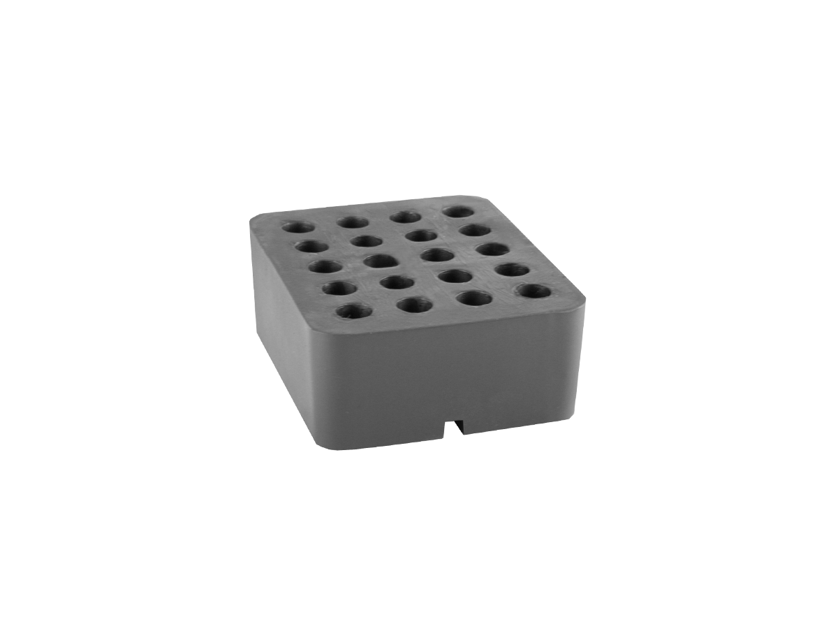 Hartgummiklötze steckbar, 4 Stück - 120 x 100 x 50 mm