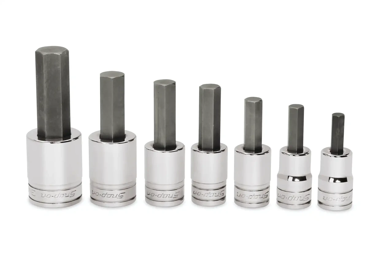 7-teiliger 1/2"-Antrieb SAE-Sechskant-Standard-Steckschlüsselsatz (5/16-3/4")