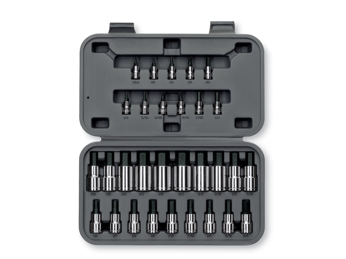 Satz Stecknuss 1/4" - 3/8" - 1/2"