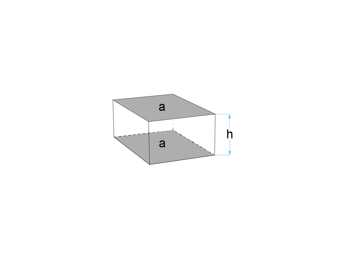 Hartgummiklötze steckbar, 4 Stück - 120 x 100 x 50 mm
