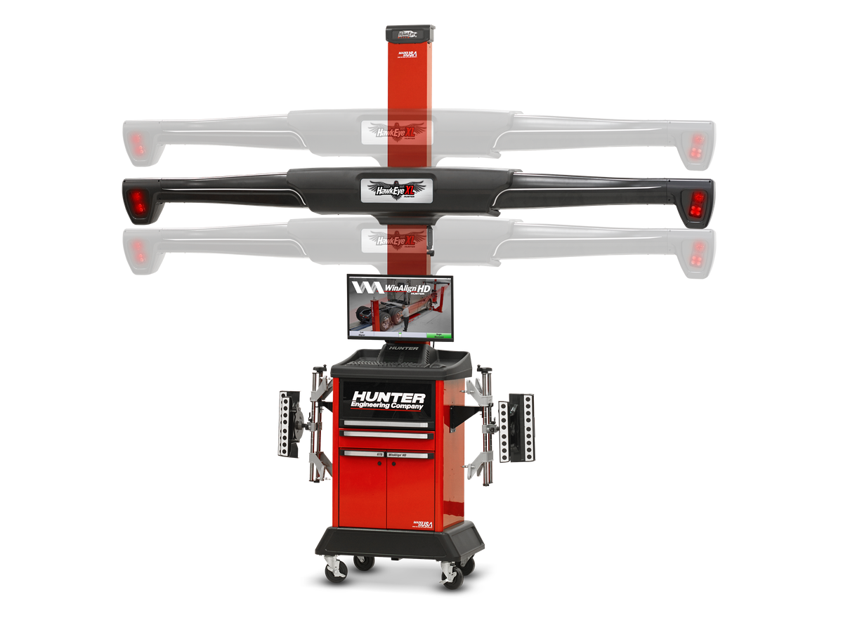 Achsvermessung Nutzfahrzeuge - HUNTER HawkEye XL