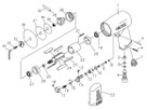 Druckluft-Winkelschleifer 5"