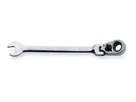 Clé à cliquet à tête flexible pour boîtes/extrémités ouvertes métrique standard 15° (Blue-Point®) 12 points 8 mm