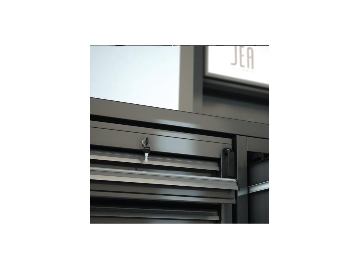 Einzel-Schubladen-Modul lang mit 3 Schubladen der Serie 90