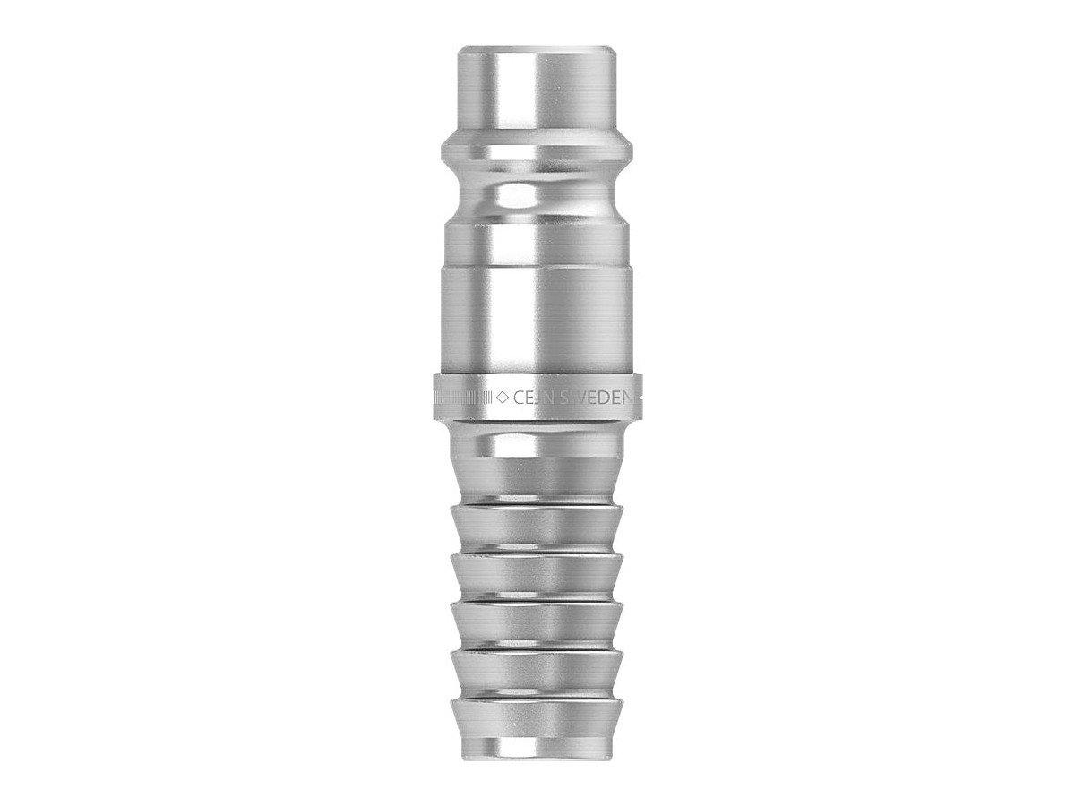 Stecknippel 7.6 mm CEJN - mit Schlauchtülle Ø 8mm - Eurostandard