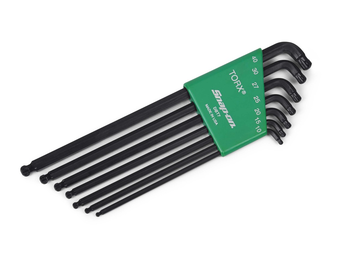 Jeu de clés Inbus longues Torx T10 - T40 7 pcs