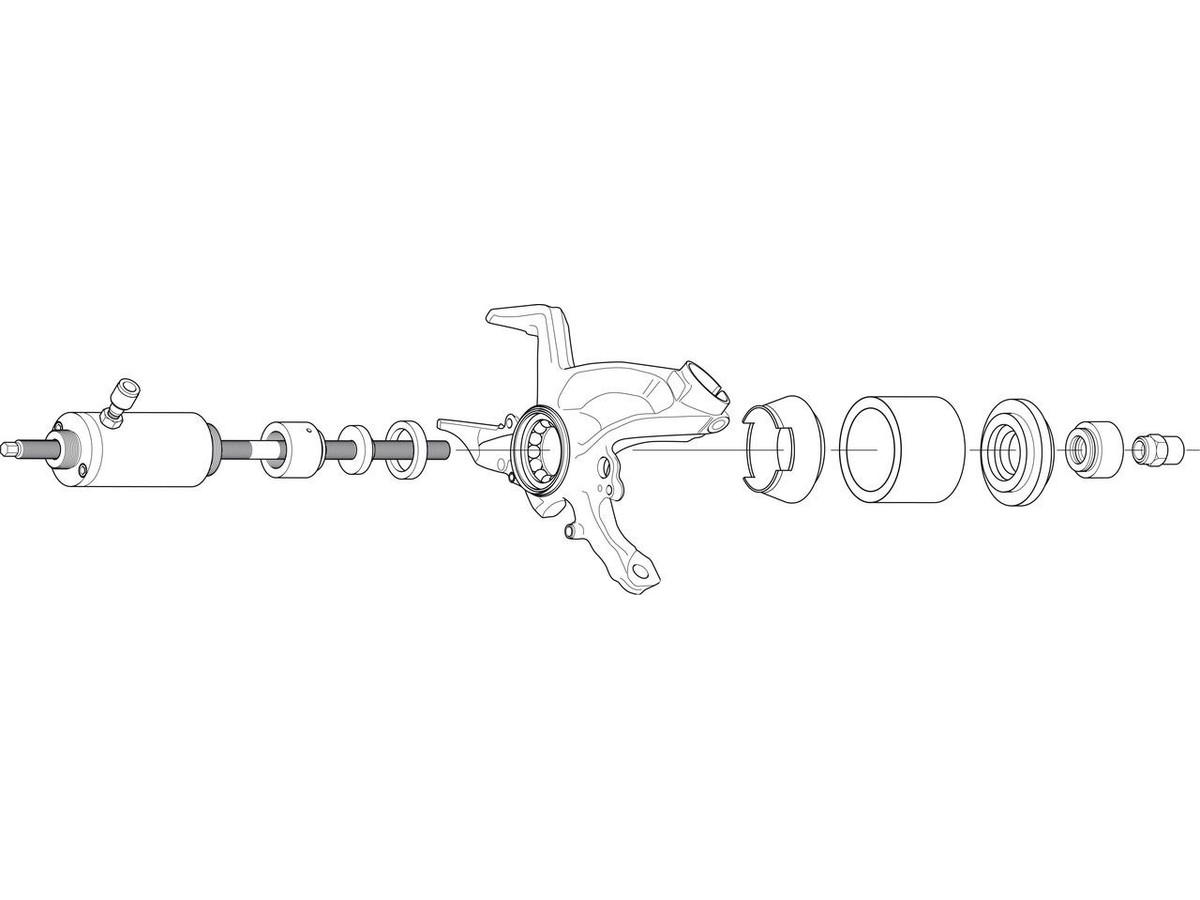 Broche de traction GEDORE M12