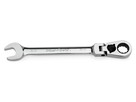 Ratschen-Gabelschüssel, 12° offset 3/4" flexibler Kopf