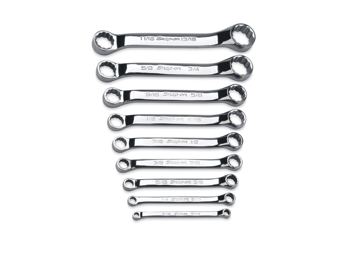 Jeu de clés polygonales 12-pans 9-pcs.