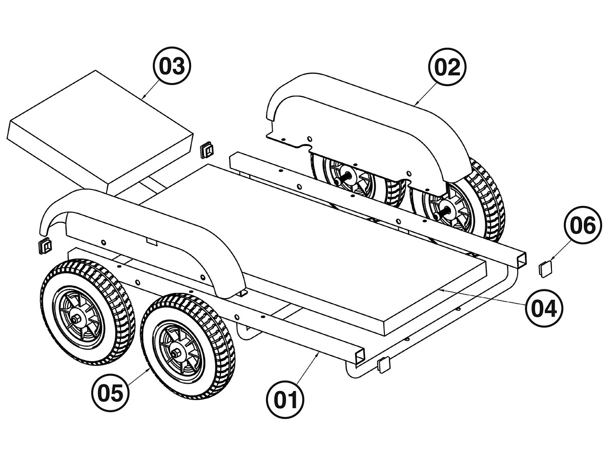 Snap-on Liegepritsche
