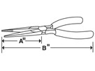 Pince à bec effilé Snap-on avec coupeur latéral 8"