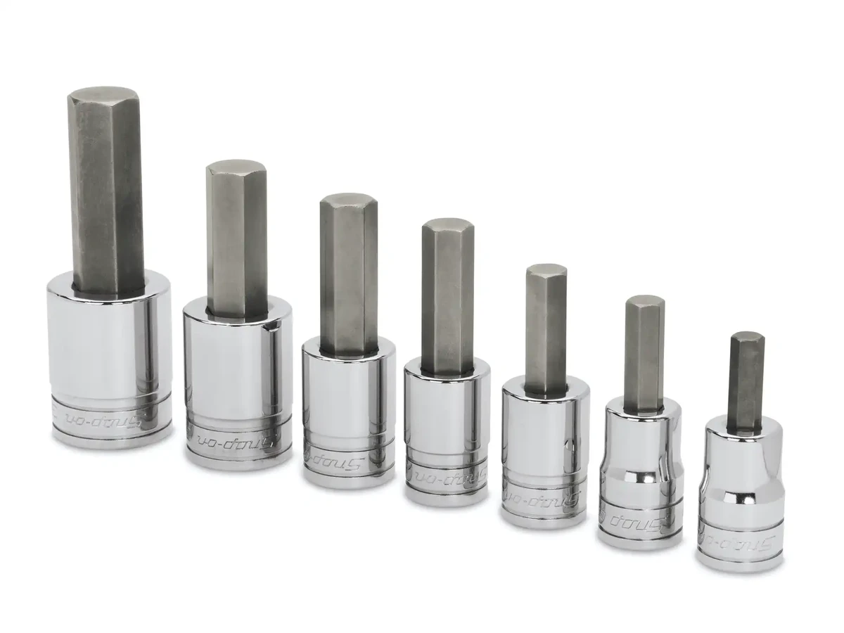 7-teiliger 1/2"-Antrieb SAE-Sechskant-Standard-Steckschlüsselsatz (5/16-3/4")