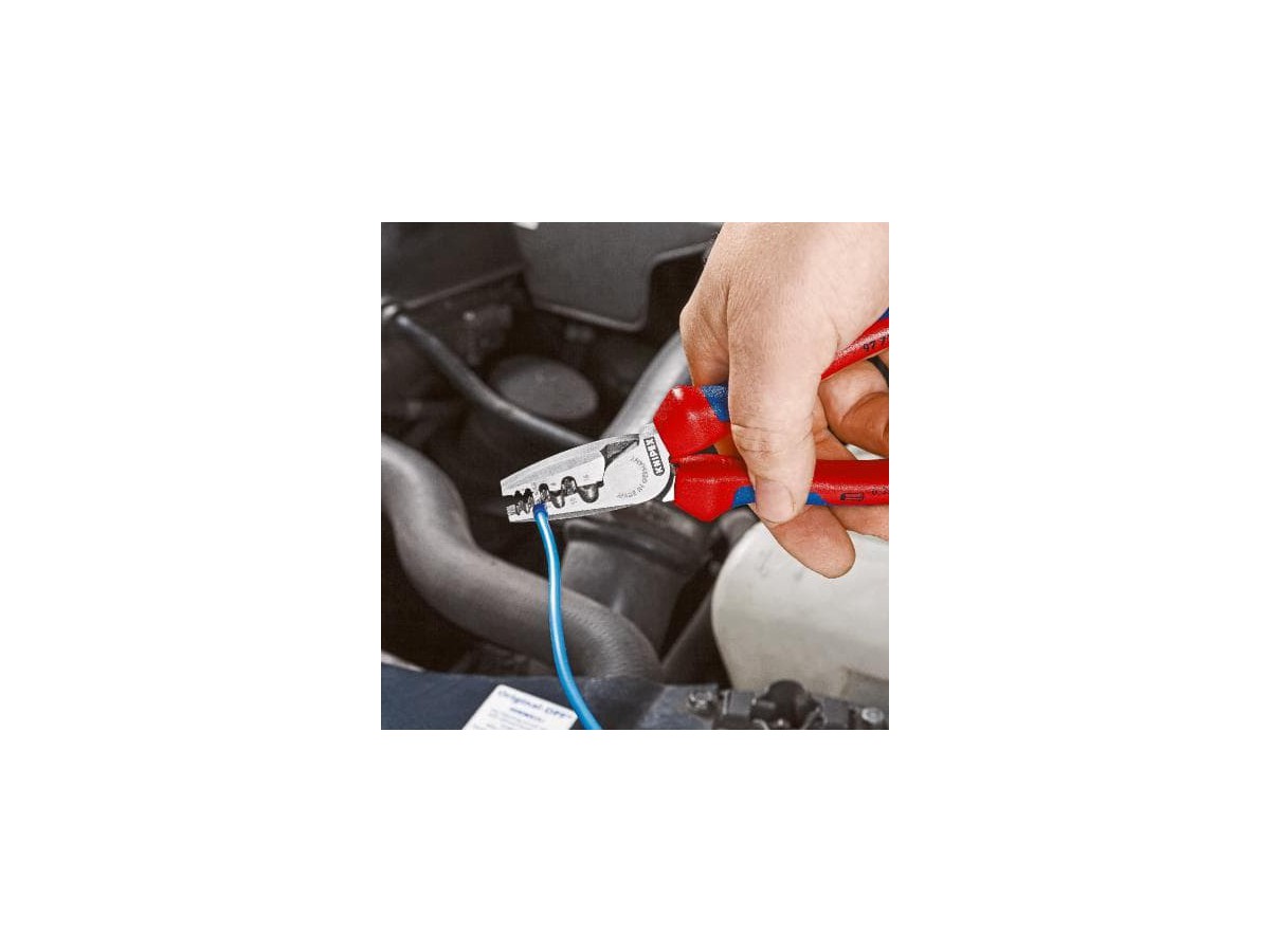 KNIPEX Pince à sertir 97 72 - 180 mm