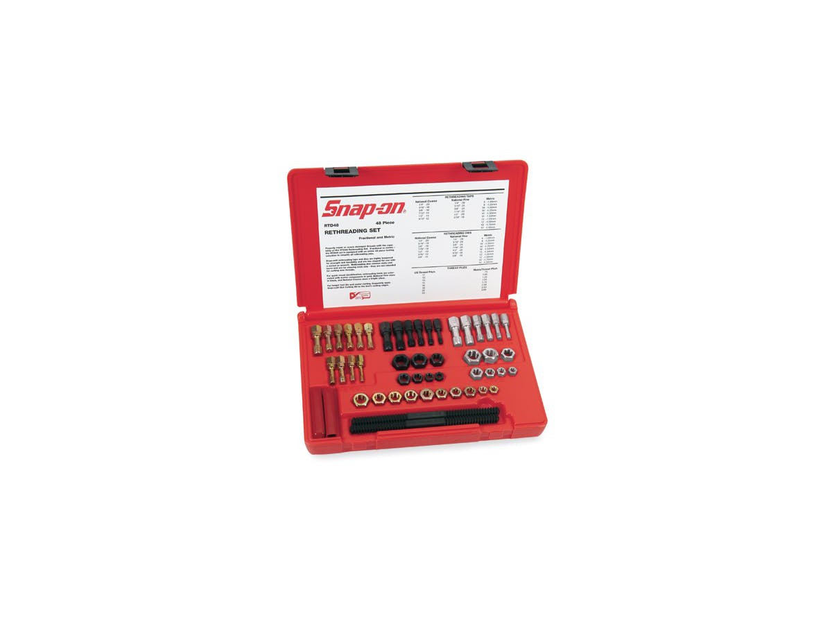 Master Rethreading Tap et die Set 48 pc