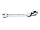 Clé à cliquet à tête flexible pour boîtes/extrémités ouvertes métrique standard 15° (Blue-Point®) 12 points 19 mm