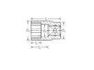 Douille STAHLWILLE 40 1/4"