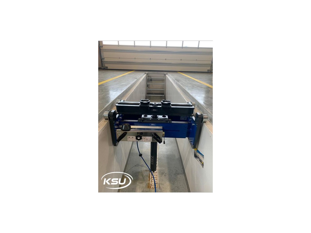 Lufthydraulischer Grubenheber - AC GD150-1, Kapazität 15'000 kg