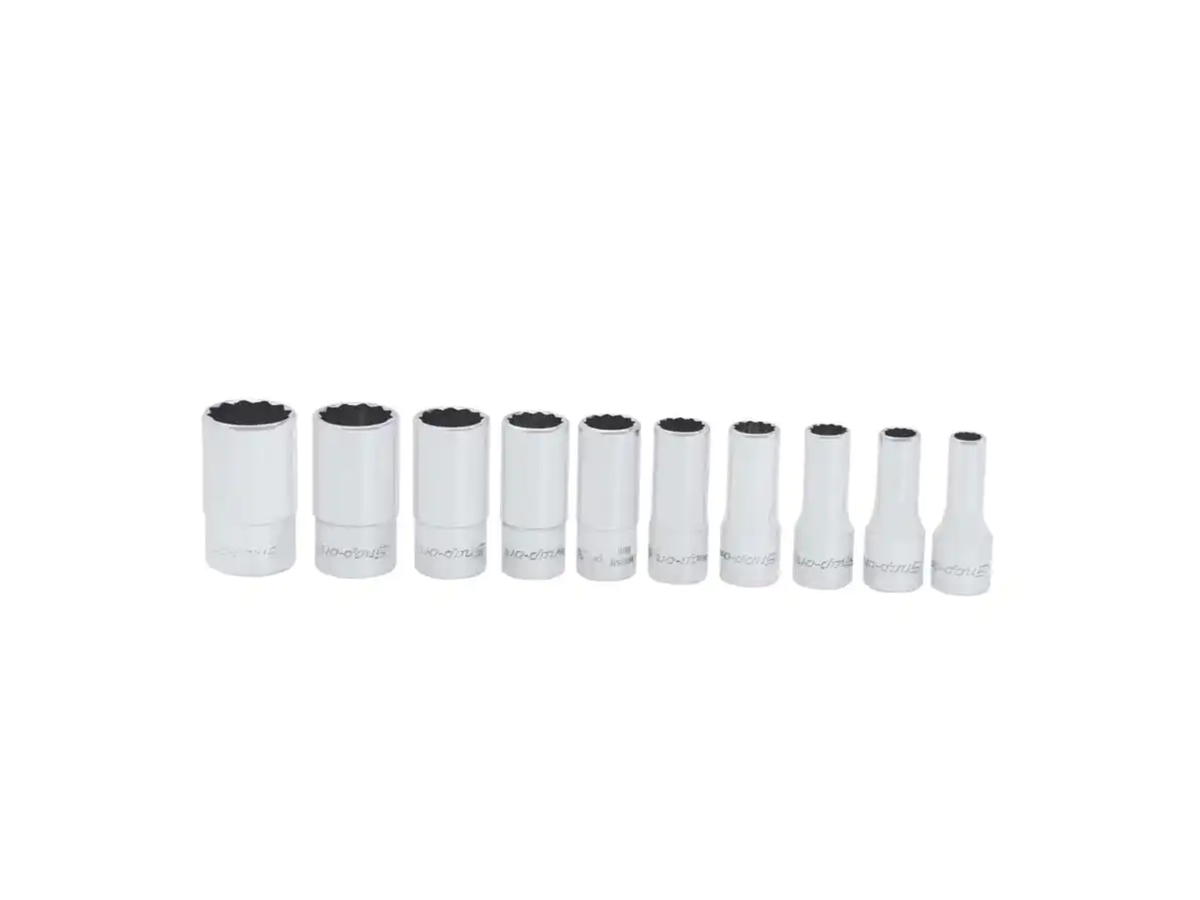 Jeu de douilles 1/4" semi-longue 12-pans