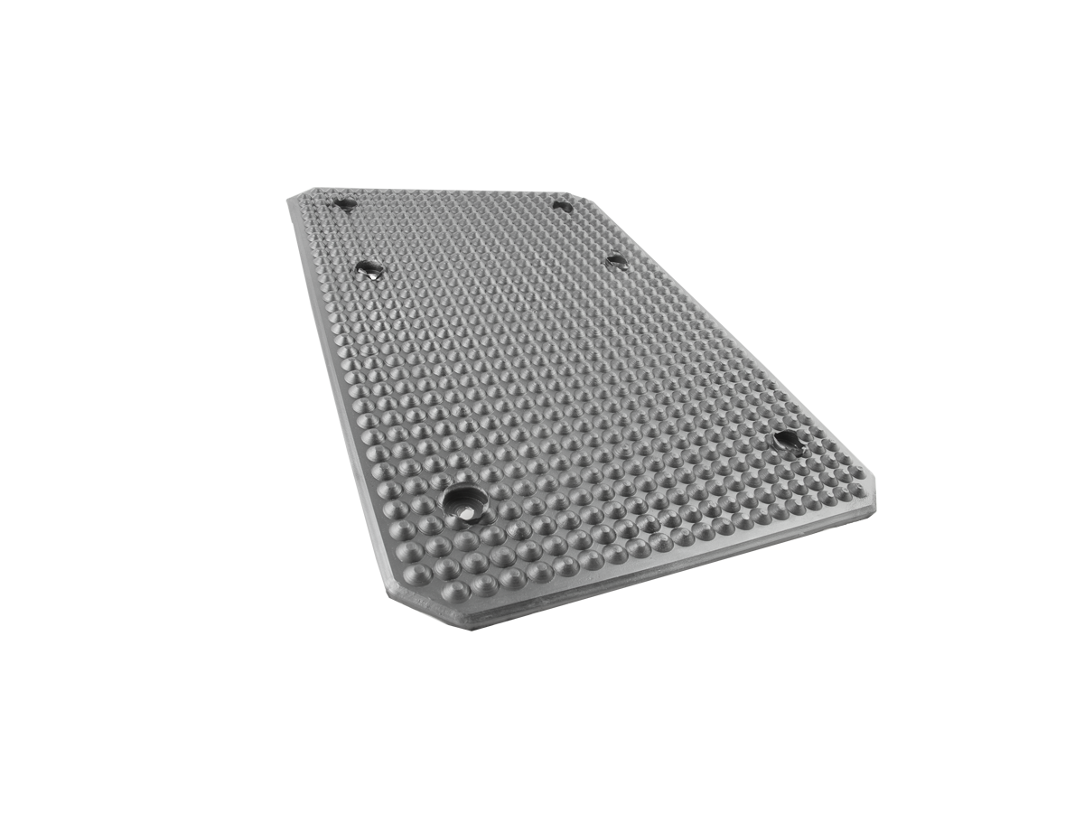 Gummiplatten mit Stahlplatte - passend für SLIFT / IME